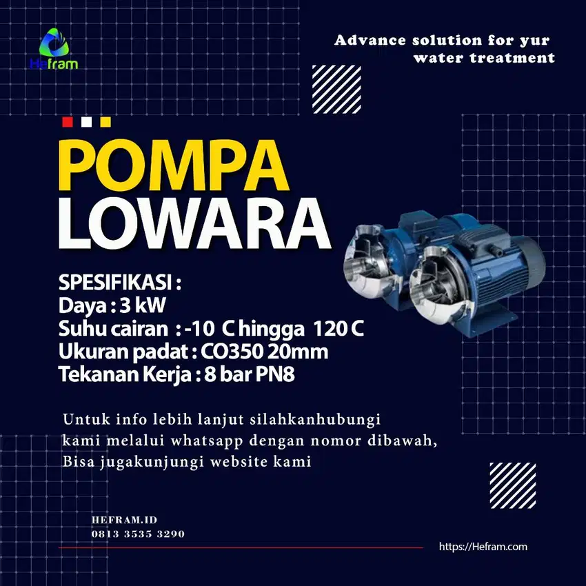 Supplier Pompa Sentrifugal CO With Open Impeller - Lowara COM 350/03/A