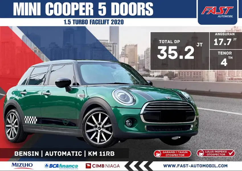 DP 35JT MINI COOPER 2020 1.5 TURBO FACELIFT 5 DOORS KM.11RB PJK PJG#F2