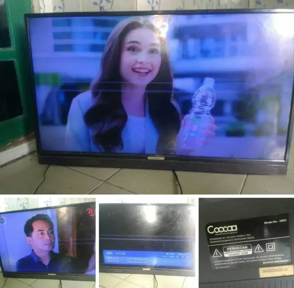 Tv lcd digital rusak mati pecah