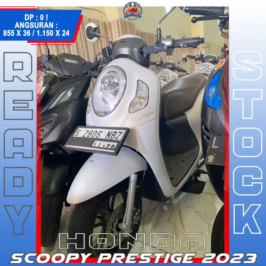 HONDA SCOOPY PRESTIGE 2023 PLAT S LURR HIKMAH MOTOR KEPUH MALANG