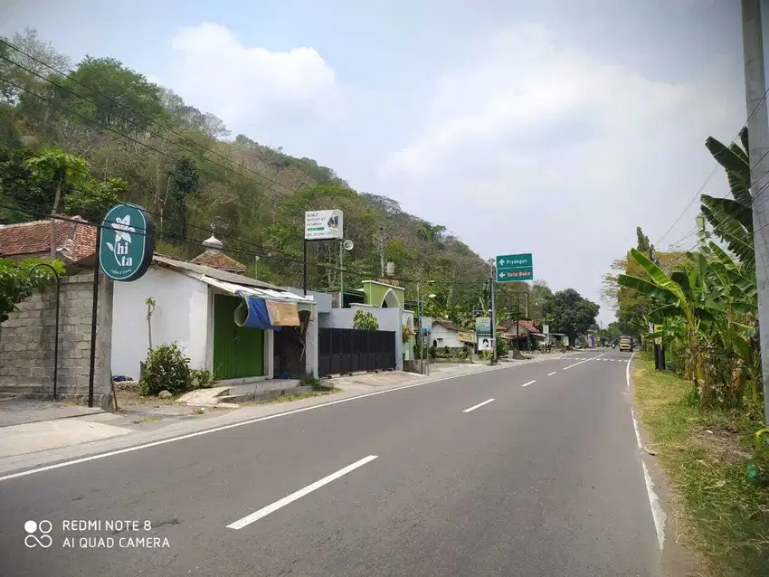 TANAH BONUS RUMAH MURAH STRATEGIS BUAT USAHA DI JL RAYA PIYUNGAN YOGYA