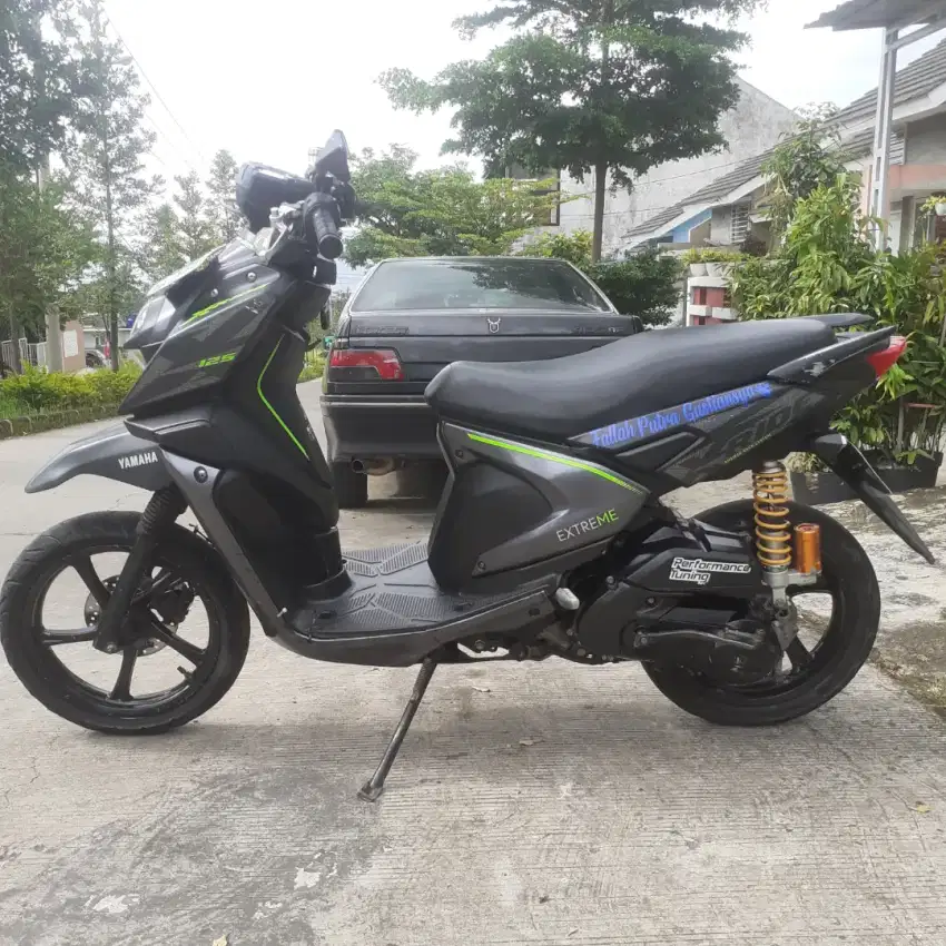 Yamaha Xride 2019 Tgn1 faktur ada starter lampu on