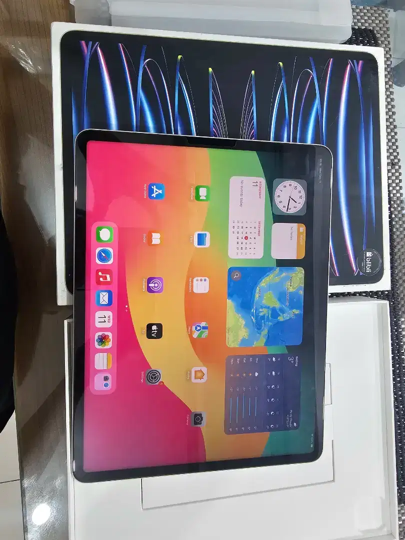 IPad Pro M2 128Gb 12.9 inci resmi ibox full ori like new