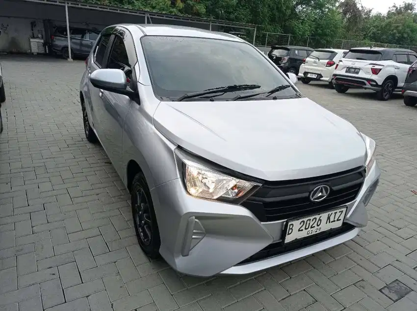 Daihatsu Ayla 1.0 X AT 2023 Silver Gress DP suka suka