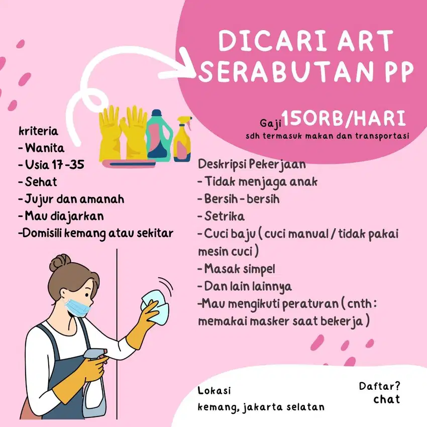 DICARI ART SERABUTAN PP