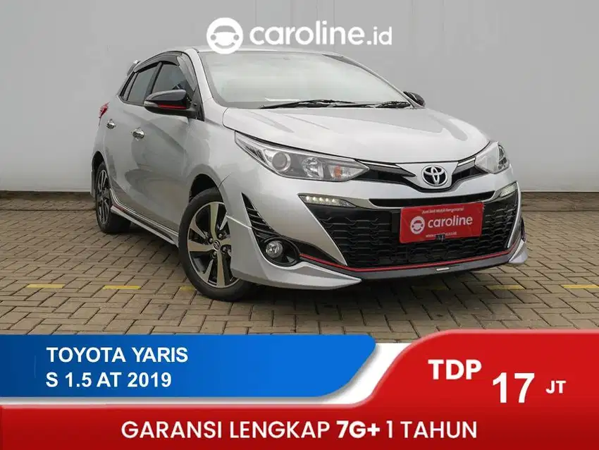 YARIS S 1.5 AT 2019 -  Promo Festival akhir tahun Dari Caroline.id