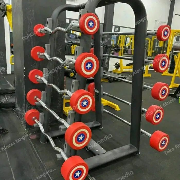 Dumble captain america series fitness import alat angkat beban