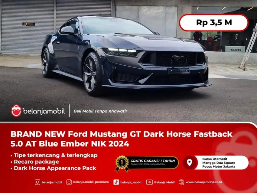 [Dark Horse] Ford Mustang GT Dark Horse  5.0 Blue Ember 2023/2024