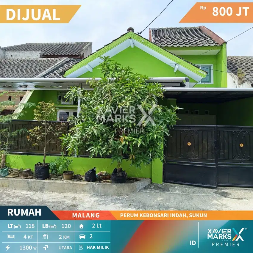 Dijual Rumah Terawat Di Perumahan Kebonsari Indah Sukun Malang(OLX410)