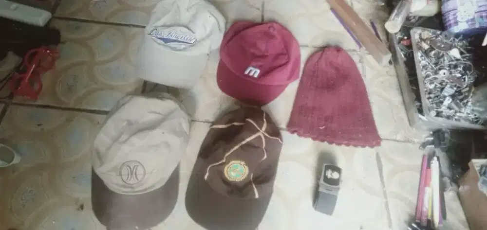 Se paket topi serba guna masa kini kond spt baru hrg murah sj cpt dpt