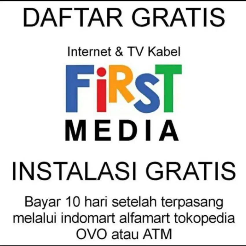 Yuk pasang first media internet wifi tanpa FUP unlimited