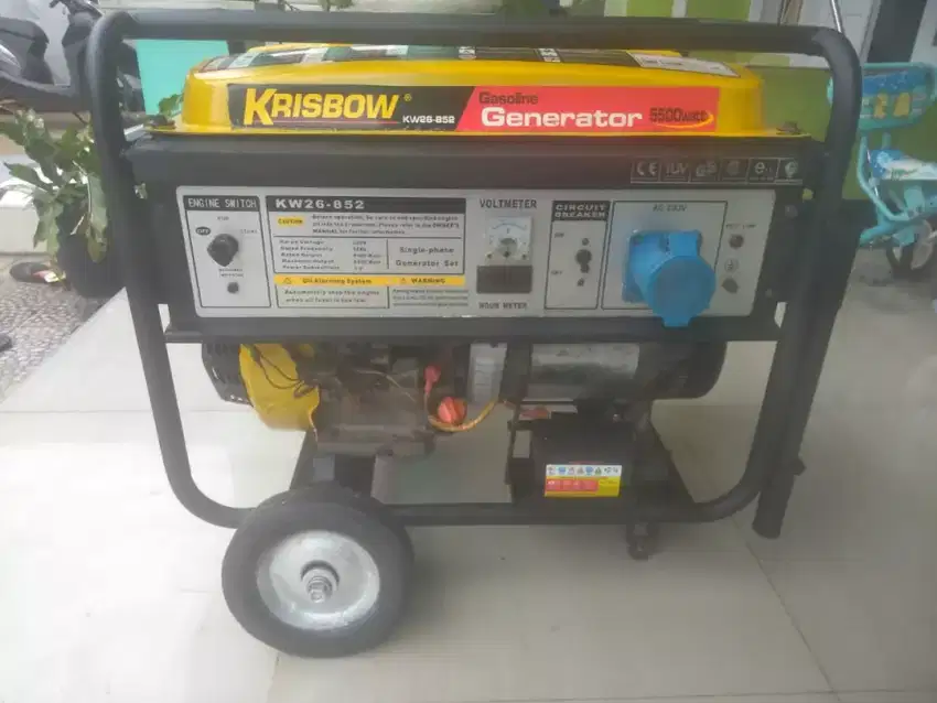 Genset Krisbow 5500 Watt Normal Nego Bisa COD