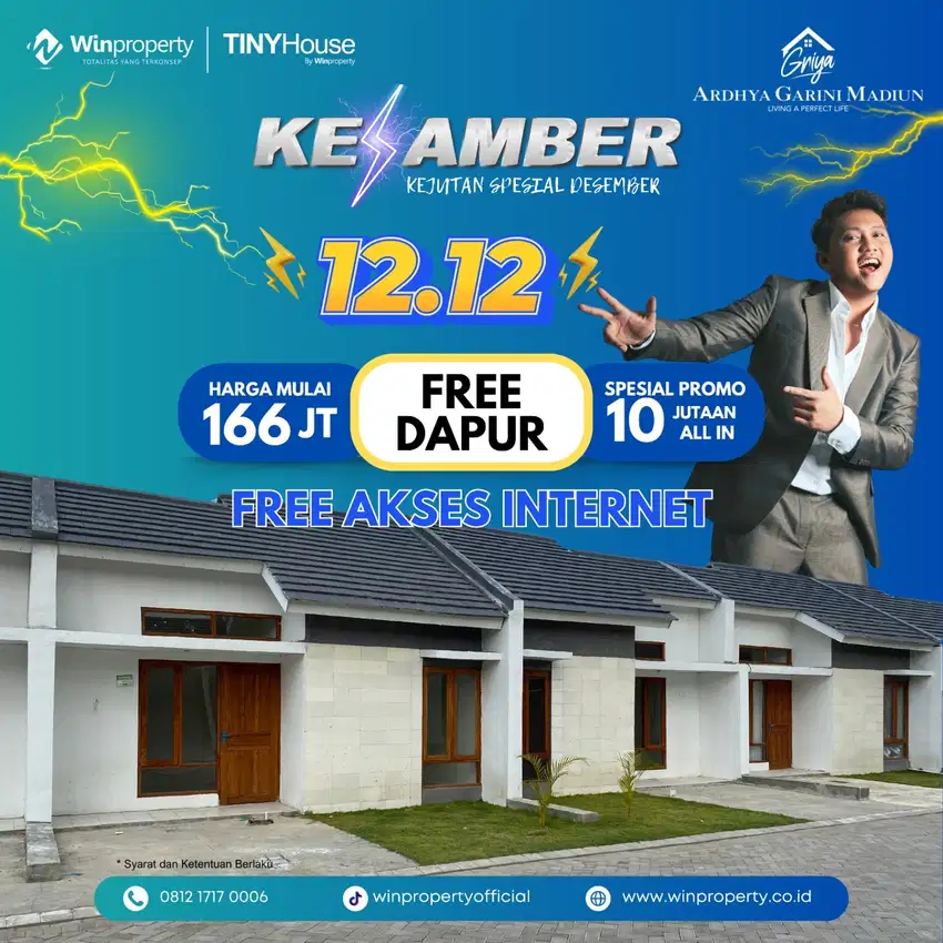 BELI RUMAH PAKAI PROMO 12.12 CUMA 10JTAN FREE DAPUR