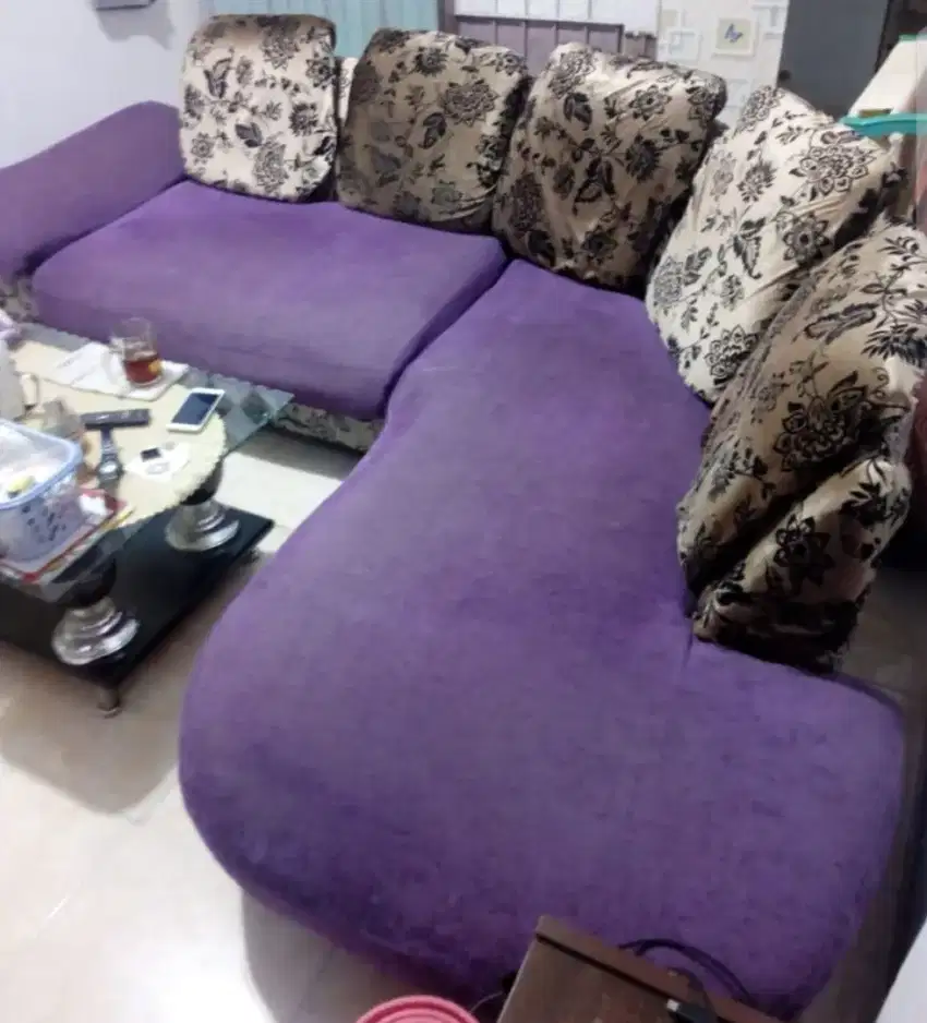 Sofa Model L (Kondisi Bagus & Mantap)