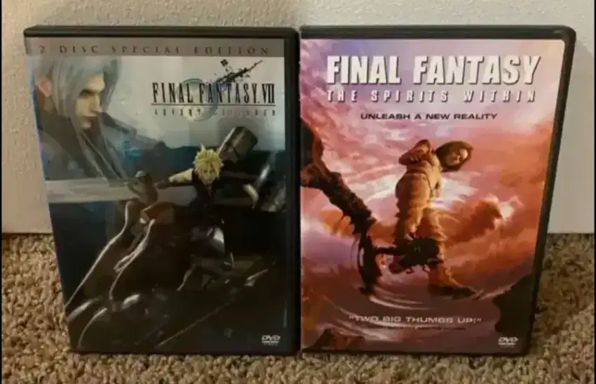 Dvd final fantasy, gundam