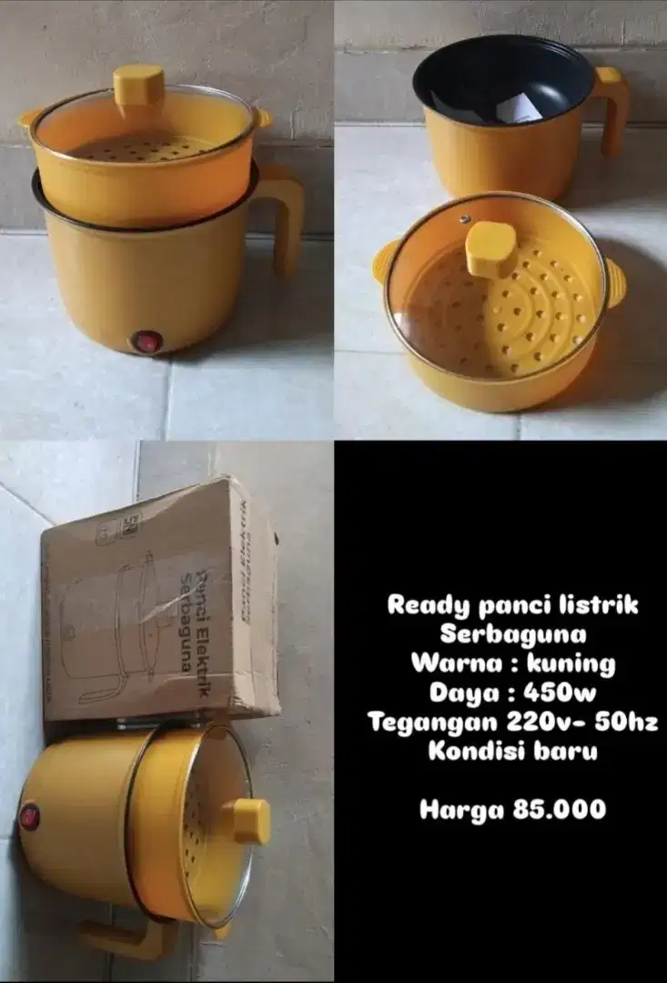 Ready panci listrik serbaguna