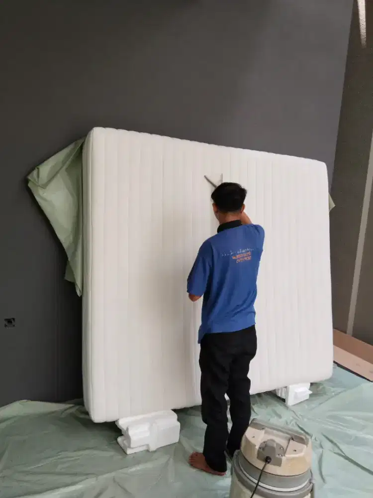 Jasa cuci sepringbed membersihkan noda tungau ...