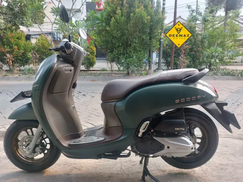 (DP 800)‼️ Scoopy Prestige Keyless Hijau Mulus 2023 Cash / Kredit