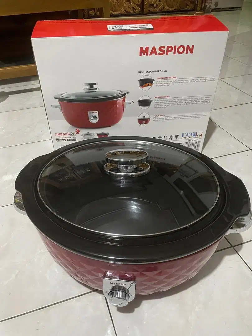 Maspion Slow Cooker 6 Liter MSC-6500 210W