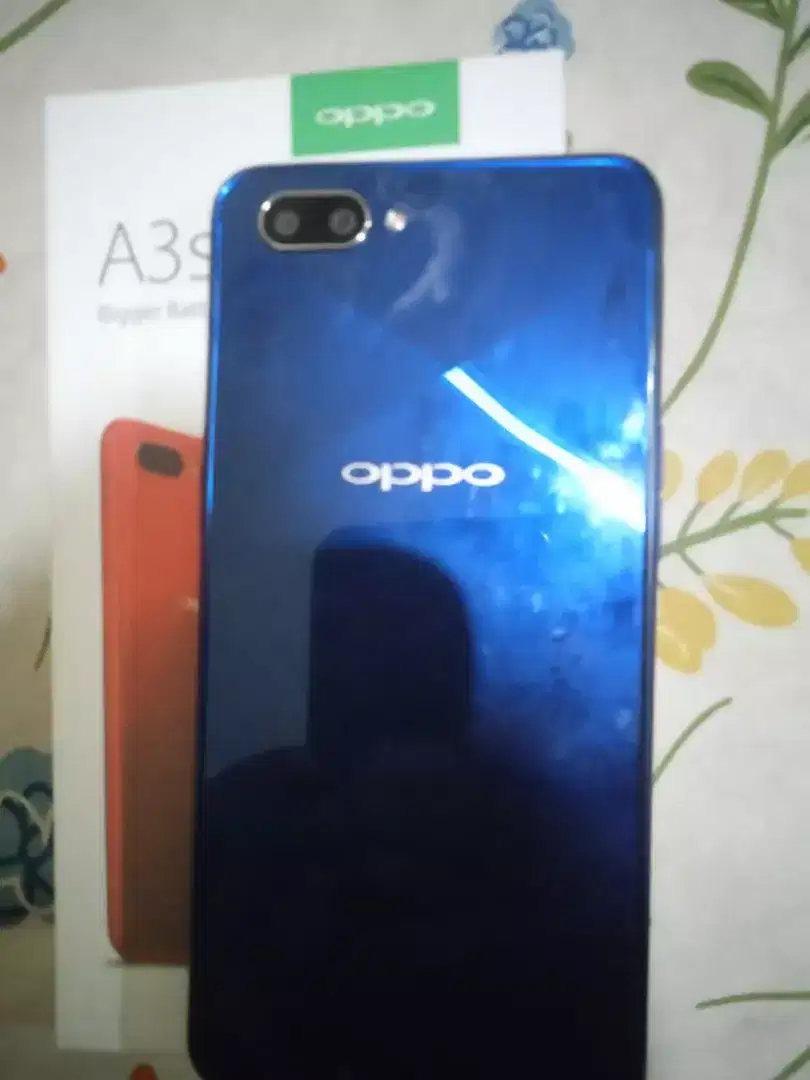 Dijual hp Oppo a3s ram 4/64 full set casan ORI belum kena servis