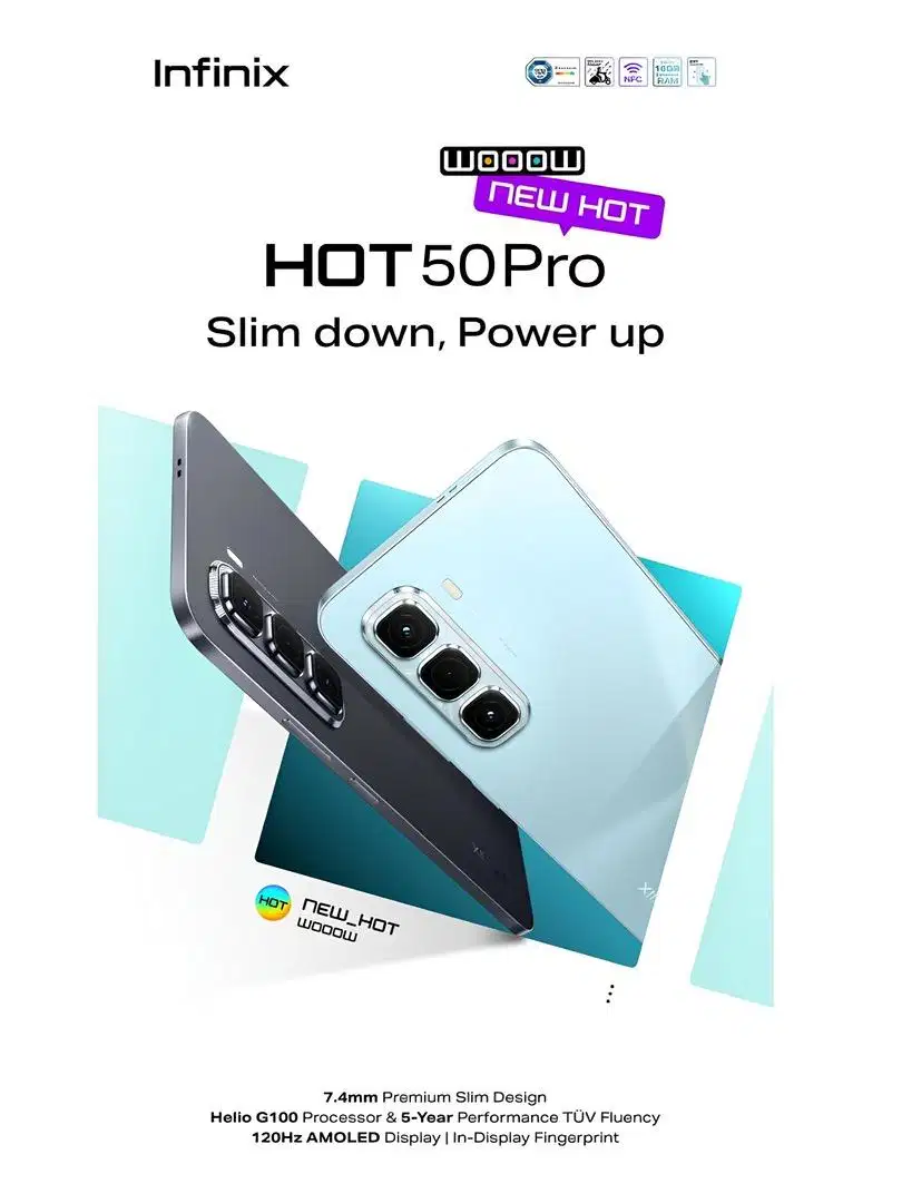 HOT 50 PRO (new) terbaru