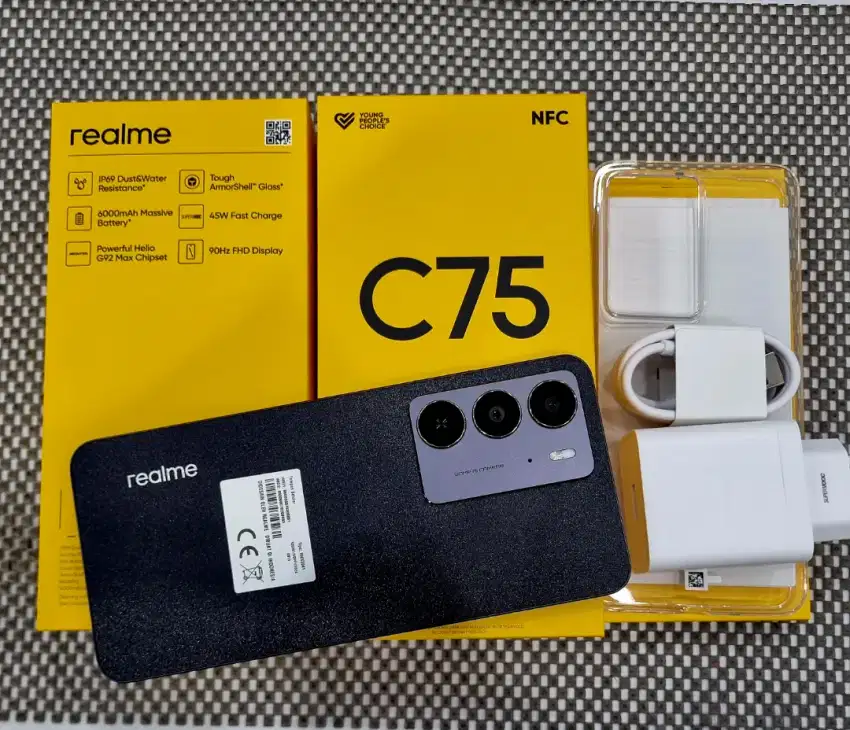 Realme C75 nfc tahan air Ip69 dan tahan banting