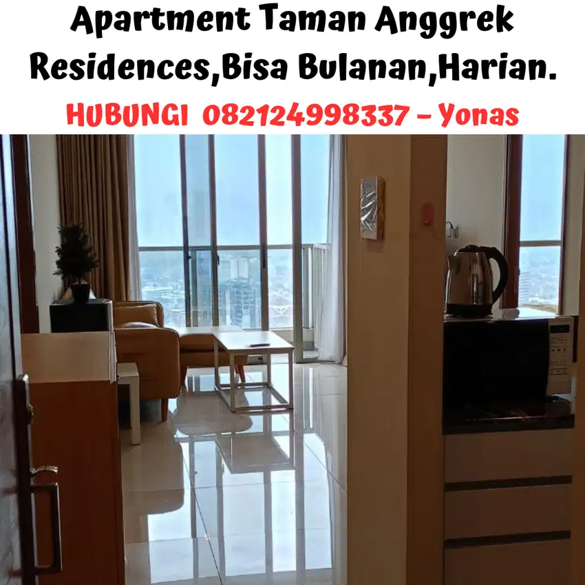 Apartment Taman Anggrek Residences,Bisa Bulanan,Harian dan Tahunan