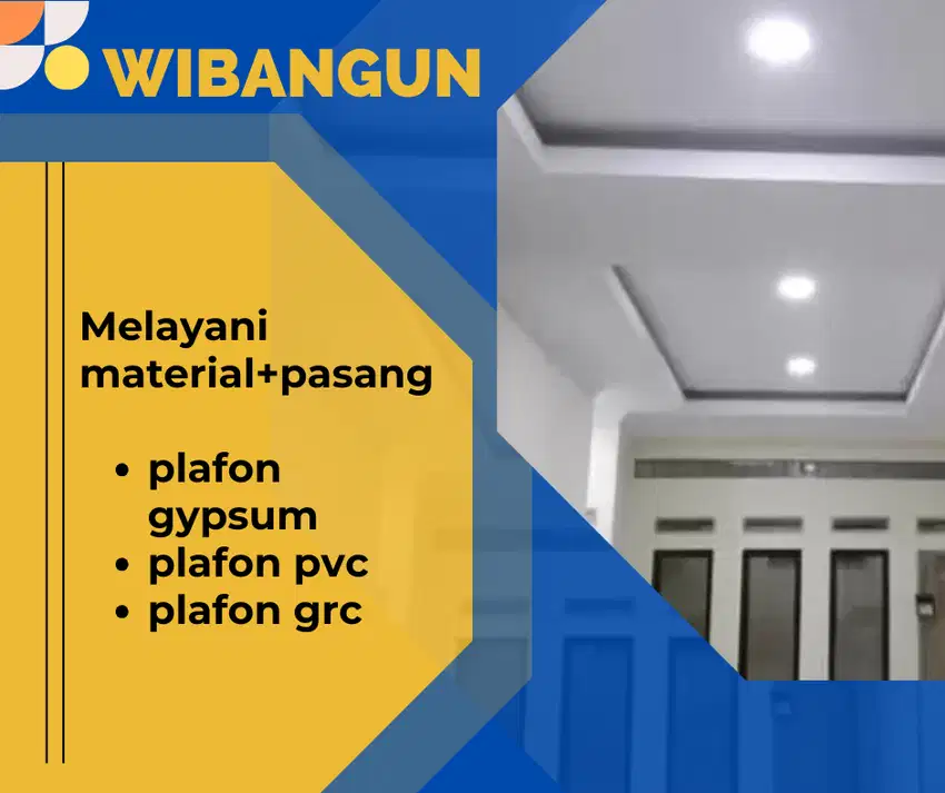 Plafon GRC/Plafon Gypsum/Plafon PVC