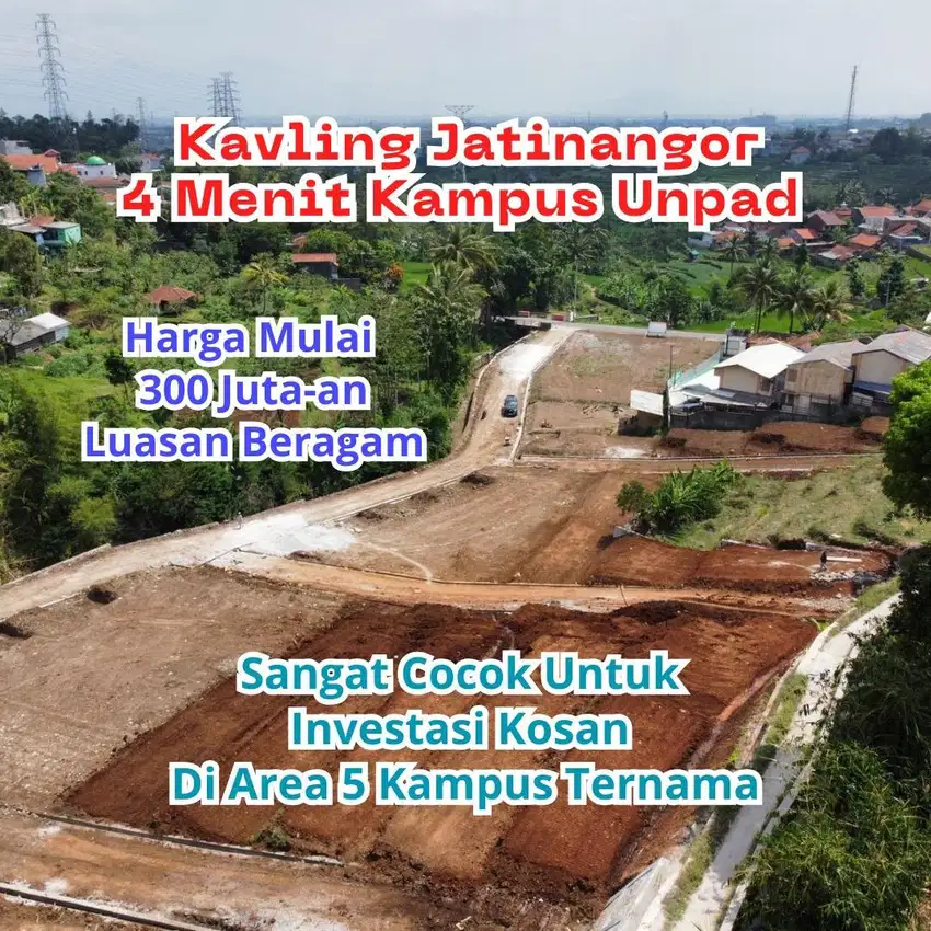 Kavling 4 Menit Dari Unpad