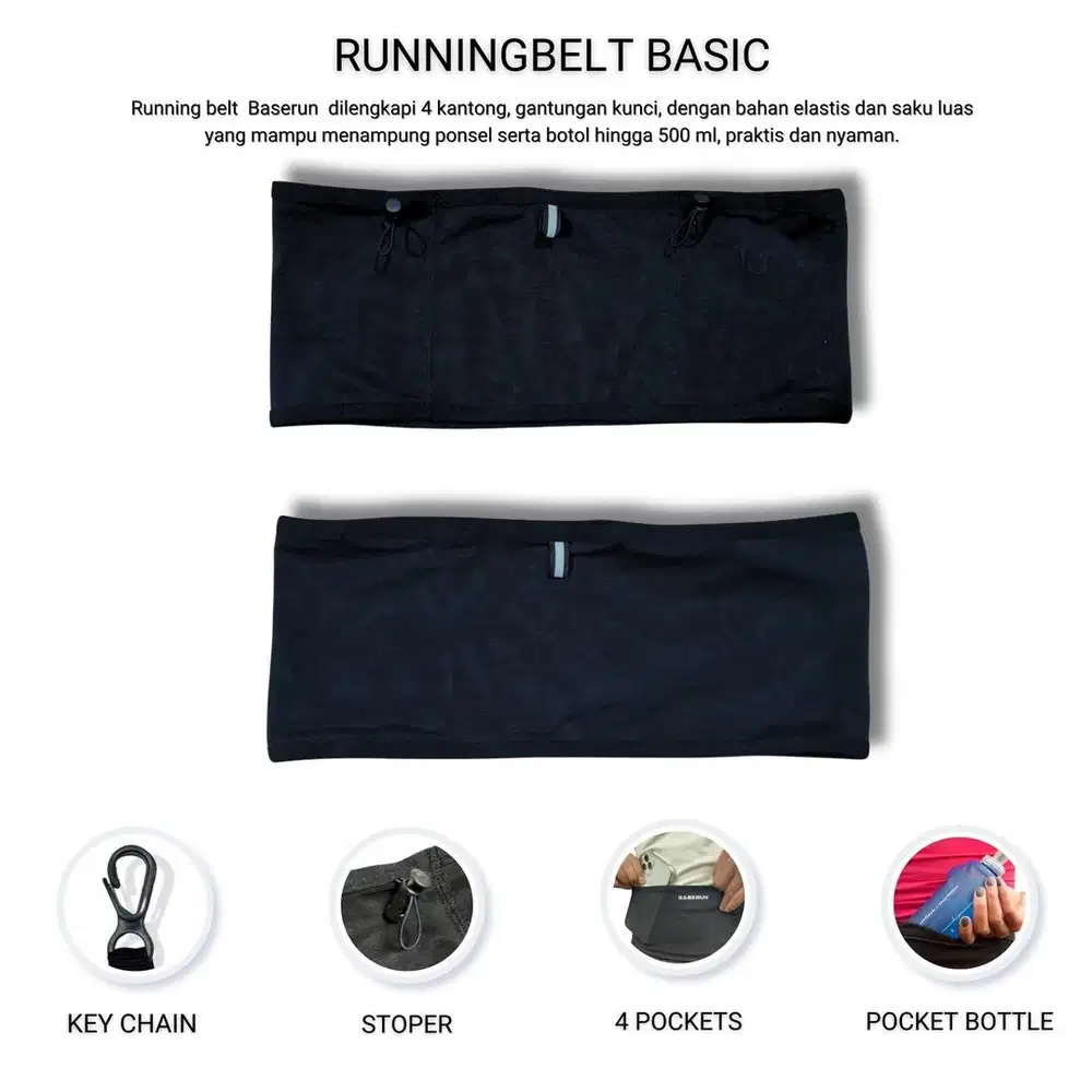 Running Belt/Sabuk Lari/Tas Pinggang/Run Mount