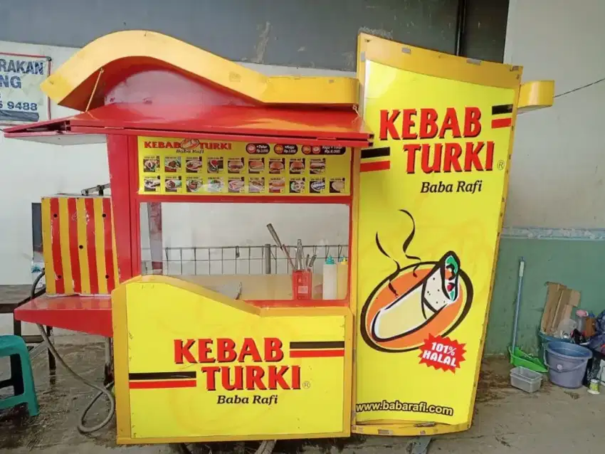 Gerobak Kebab Bekas Eks Babarafi