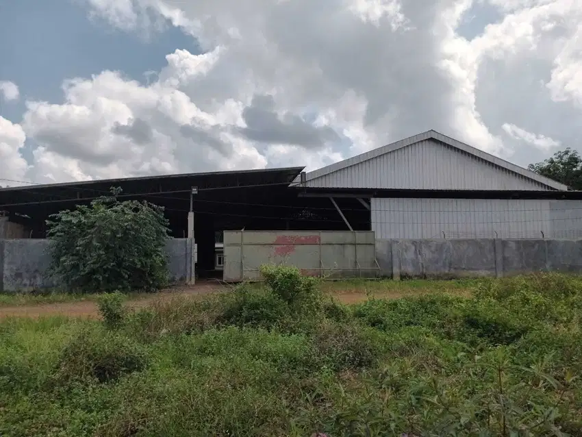 DIJUAL TANAH SERTA GUDANG DAN RUMAH SIAP PAKAI AIR KUMBANG BANYUASIN