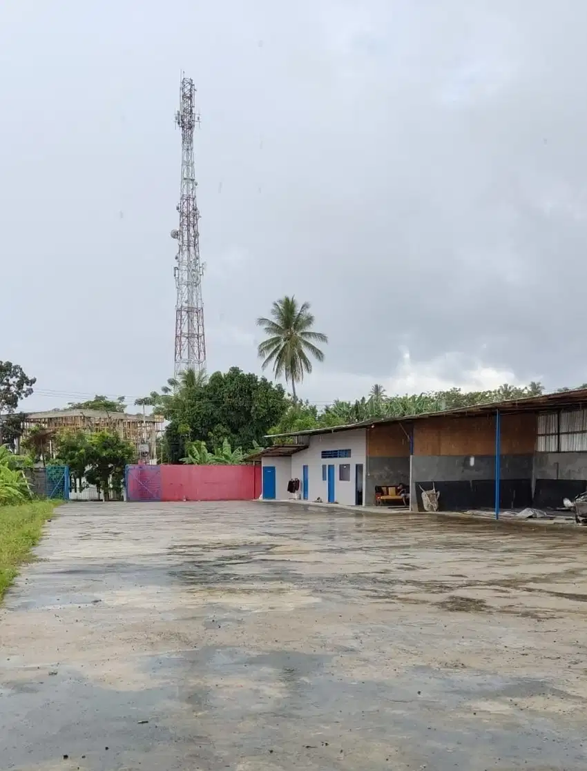 Dijual sebidang tanah ,tempat usaha bengkel