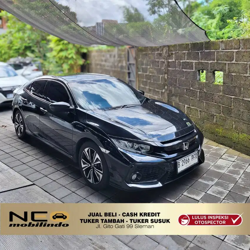 [ Garansi Mesin, Matic s/d 2 Th ] HONDA CIVIC HATCHBACK 1.5 S CVT 2018