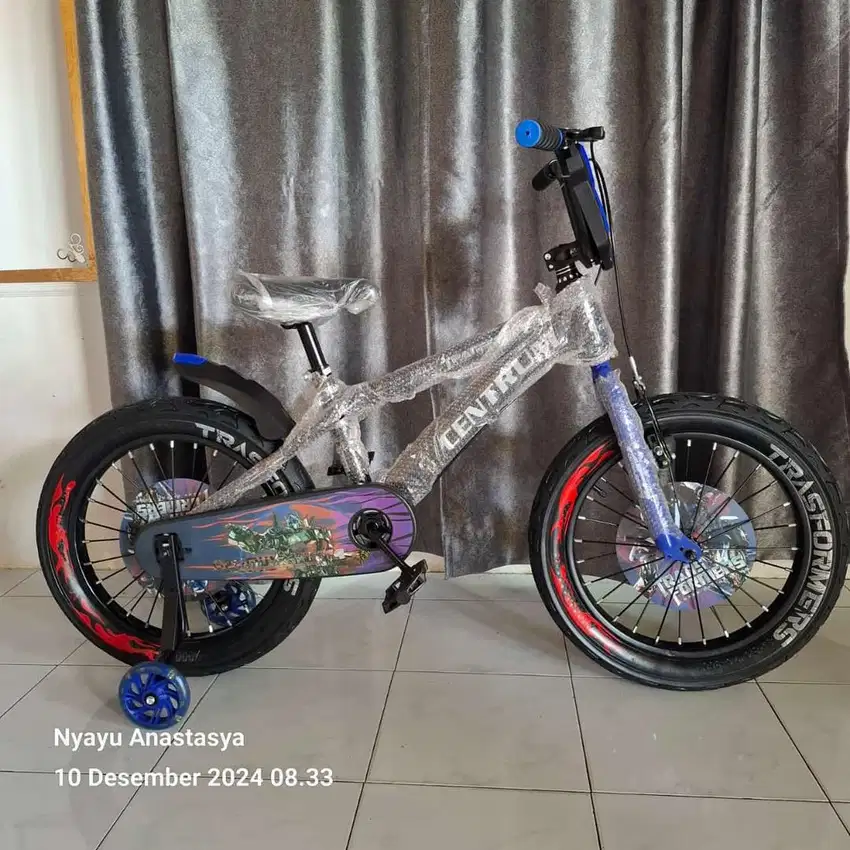 Bmx 18 ban jumbo buat anak 5-7th ad led n music