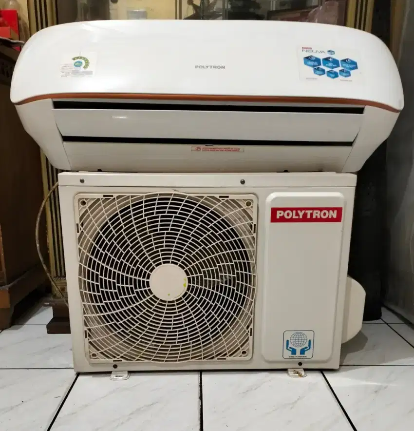 ac split 1/2 pk polytron dingin, bagus