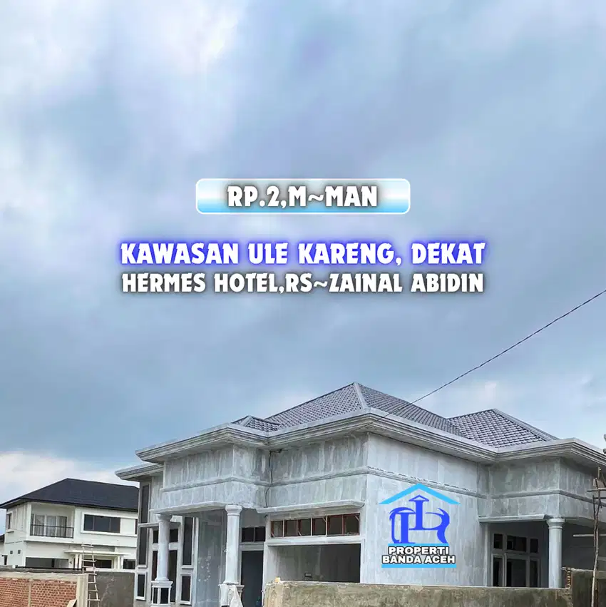 rumah siap huni banda aceh dekat hermes Hotel