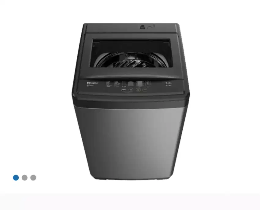 HISENSE WASHING MACHINE TOP LOADING 8KGGREY