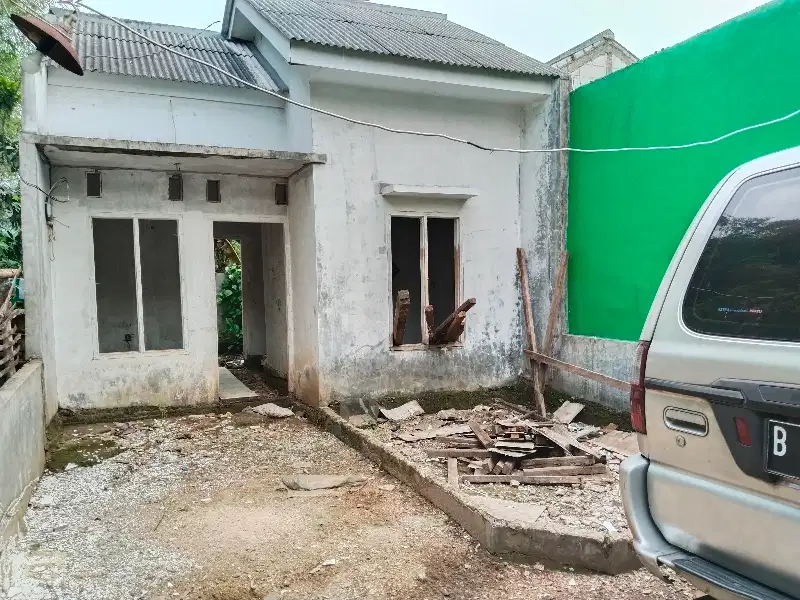 Dijual rumah di dalam cluster apa adanya masuk mobil