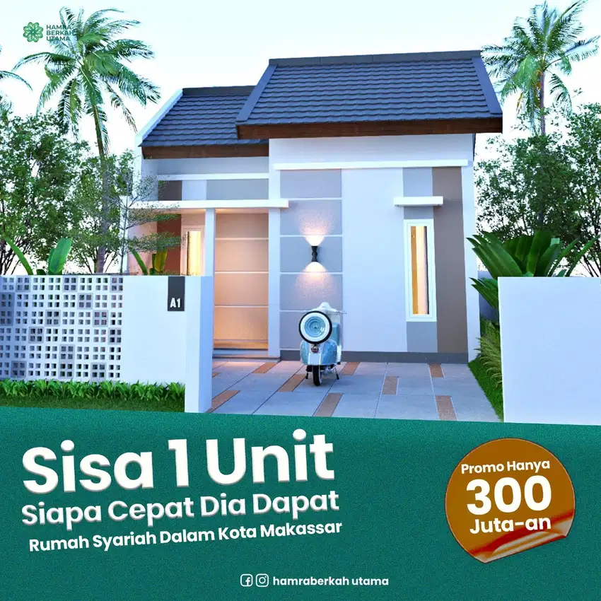 Perumahan syariah sisa 1 unit saja