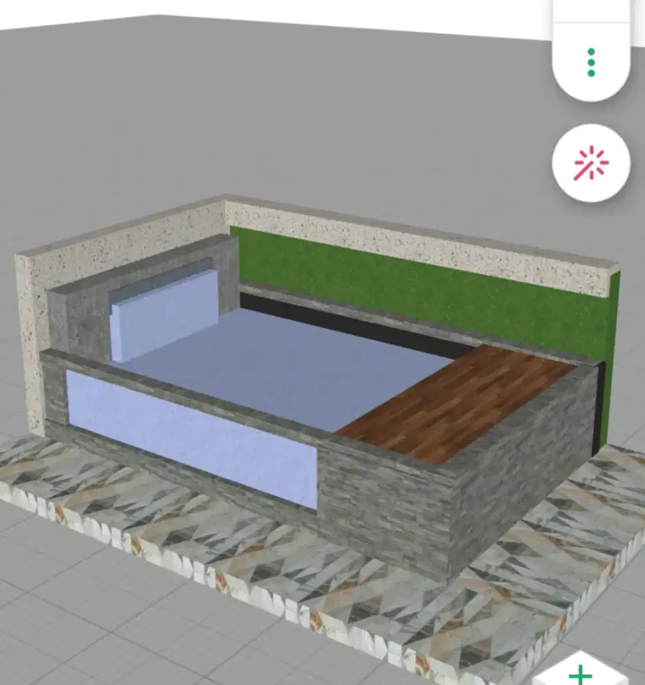 Pembuatan renovasi kolam ikan koi