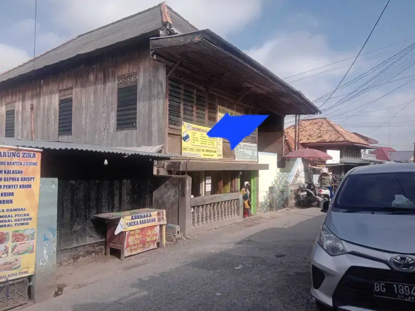 DIJUAL RUMAH DENGAN 3 KIOS DEPAN PASAR SILABERANTI PLAJU PALEMBANG