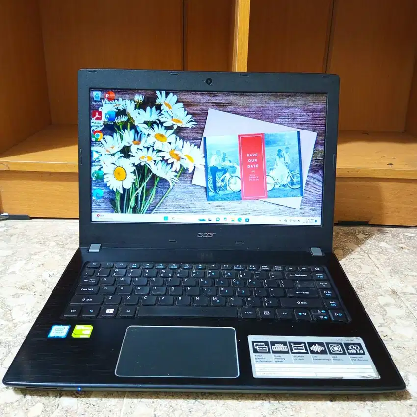 Acer aspire E 14 Core i5-7200U Ram 8gb SSD 256gb VGA Nvidia 940mx 2gb