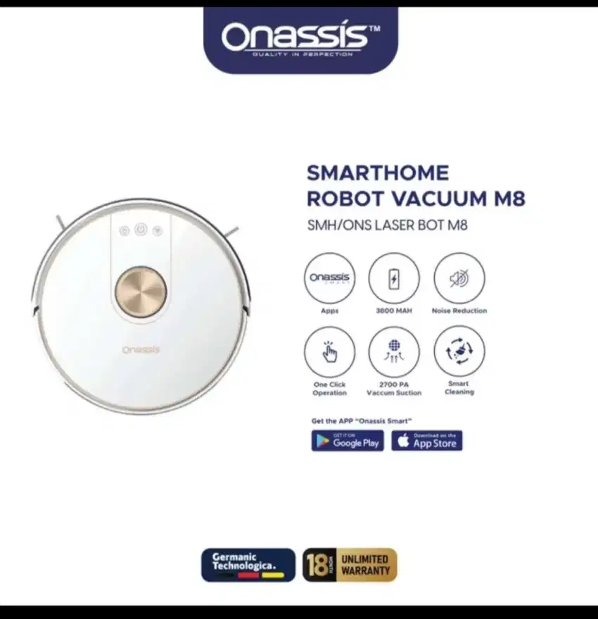 ONASIS ROBOT VACCUM M8