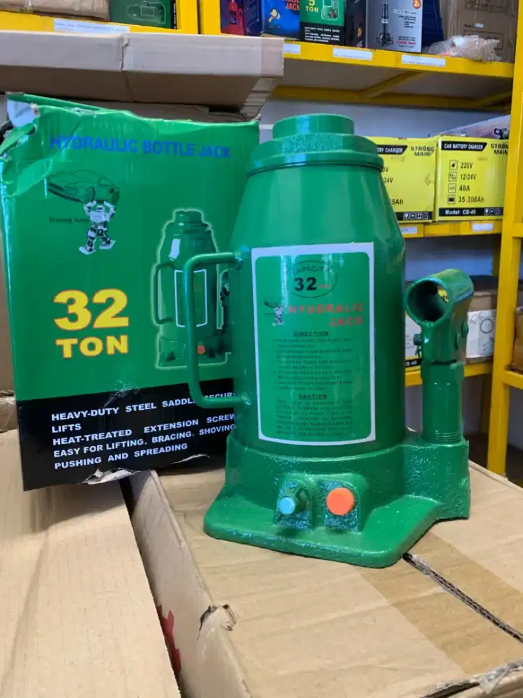 Dongkrak Botol 32 Ton Hijau