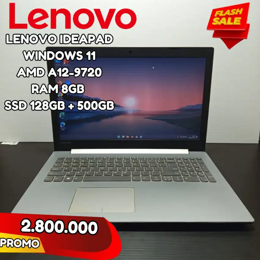 Jual laptop editing dan gaming lenovo ideapad