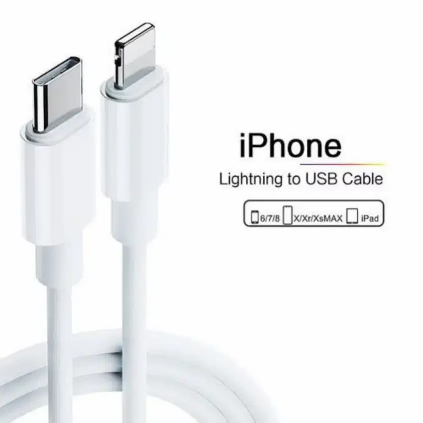 Kabel Data Charger USB C To Lightning Original iPhone 11 12 13 15 Pro