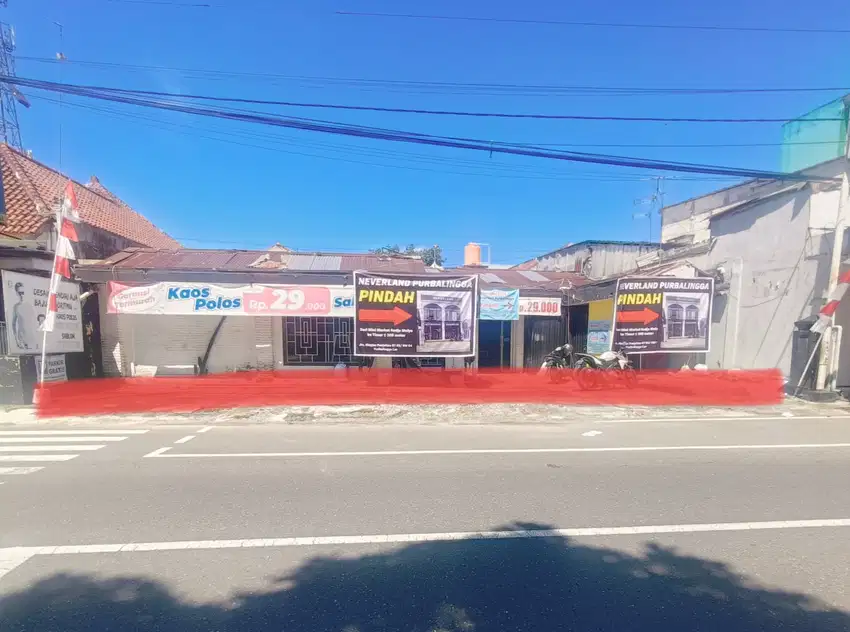 Dijual Rumah ex tempat usaha pusat kota Purbalingga