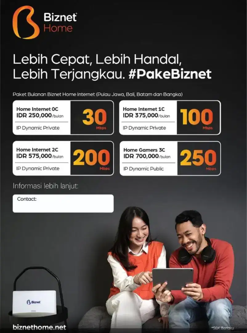 BIZNET HOME INTERNET