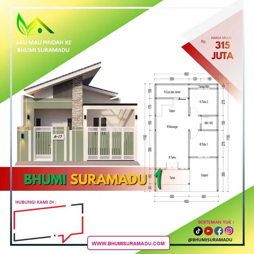 Rumah murah di sisi madura Bhumi suramadu